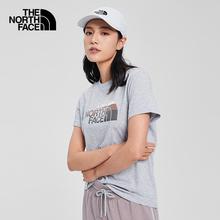 TheNorthFace北面春夏新品 T恤女舒适透气户外 短袖 3V4C