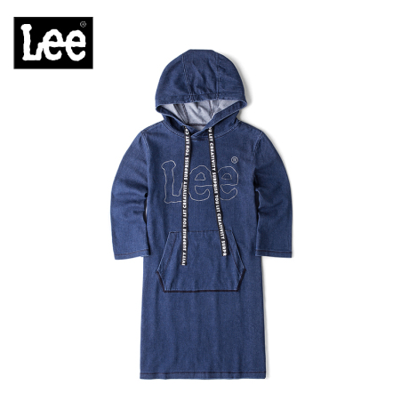 Lee女款2018年春季蓝色牛仔卫衣L30315AL48JD商品大图