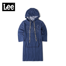 Lee女款2018年春季蓝色牛仔卫衣L30315AL48JD图片