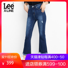Lee女款蓝色牛仔裤潮新款L345592MH8SM图片