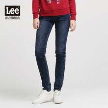 Lee女装 秋冬商场同款超低腰窄脚紧身牛仔裤LWZ4022VH6DY图片