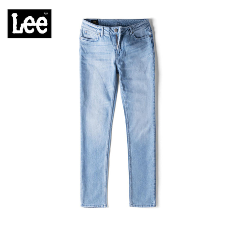 Lee女装 2018年夏季经典水洗蓝色牛仔裤L193811XQ4AM商品大图