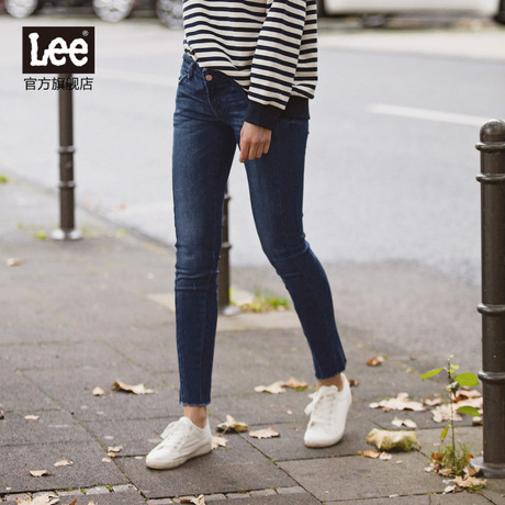 Lee女装 秋冬超低腰修身弹力女士牛仔裤LWZ4022MH7FF商品大图