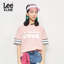 Lee女装  2018春夏新品X-LINE红色短袖T恤L320262LQ8MA图片