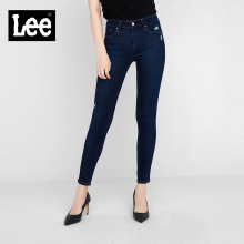 Lee2018年秋季新品BodyOptix洗水女款九分牛仔裤L13417AP49QR图片