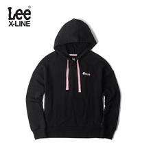Lee女款 2018年秋季X-LINE黑色绣花长袖卫衣L345753QAK11图片