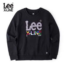 Lee女款 2018年秋季X-LINE黑色圆领长袖卫衣L345733QSK11图片