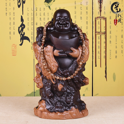 弥勒佛像实木今日特惠