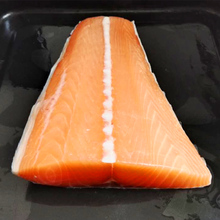 进口新鲜冷冻三文鱼鱼尾尾段 尾巴 刺身生鱼片海鲜烧烤包饺子好吃