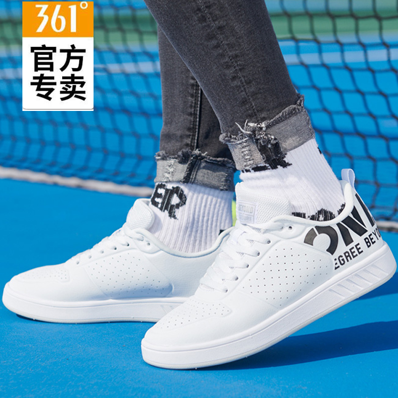 361 women's shoes sneakers 2019 summer new breathable white shoes pink trend Skate shoe women 581926605