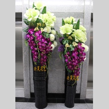 欧式客厅玄关楼梯酒店 落地大花瓶套装 大堂商场走廊迎宾仿真插花艺