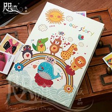 伙伴插页式插袋式毕业相册影集6寸4R4D宝宝像册本圣诞情人节
