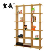 宜哉 松木 正15格架 储物层架展示陈列架 玩具格架 装饰DY15.5*3