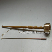 三宝佛具佛教用品 法器 引庆 铪子* 台湾产精品绿檀引罄