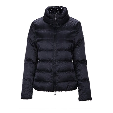 AJ ARMANI JEANS涤纶圆点暗纹女士羽绒服 银泰商品大图