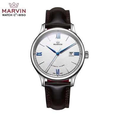 瑞士Marvin摩纹复刻纪念自动机械男表休闲商务手表 M117.13.23.68在哪买