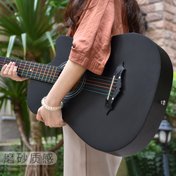 正品民謠吉他38寸初學者學生男女新手入門練習木吉它通用jita樂器