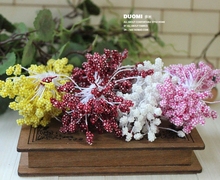 DIY手工材料配件 泡沫粒花芯浆果子花 森女手工 小猴子杂货
