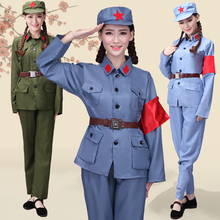 表演服 衣服抗战服装 红卫兵军装 成人红军演出服合唱服男女八路军