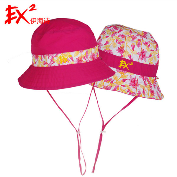 EX2伊海诗帽子女士夏季防晒帽防紫外线可折叠双面戴渔夫帽361287