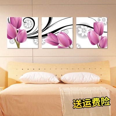 温馨浪漫卧室壁画