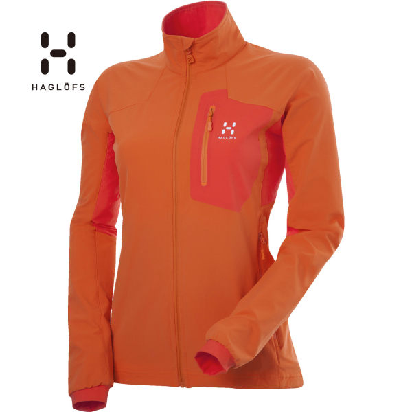 Haglofs/火柴棍 女款防风舒适保暖立领软壳上衣Lizard Q 601624