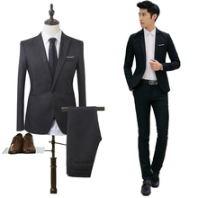 wedding suits Dress Set 男士 Suit Men business 商务西服套装