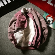 冬季羊羔毛工装 清仓 特价 棉服男