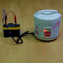 自驾游野营煮饭电饭煲 车载迷你电池煲汤 12V24V2L户外便携电饭锅