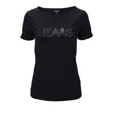 Armani/阿玛尼AJ ARMANI JEANS修身女士短袖T恤 银泰图片