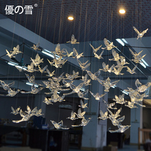 优雪室内挂件幼儿园吊饰美陈装饰家居酒店商场天花板装饰品小鸟