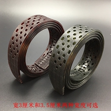 人气男士 纯牛筋自动扣眼扣两用腰带裤 带带条男式休闲皮带透气耐用