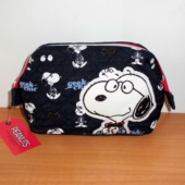 手拿包化妝包收納包女包包 牛仔布 Snoopy史努比 日本Peanuts正品