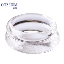 加厚 绿幽灵满天星女款 沁暧天然白水晶纯净体手镯 oozedim 宽镯子