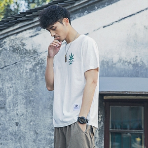 夏天男装新款印花T恤