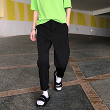 1CHEN / 春夏新品 超修腿型 ~ 凉飕飕的轻薄休闲质感九分裤休闲裤