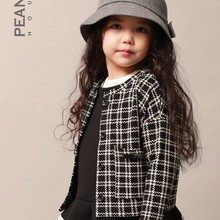 新款 开衫 子控蝴蝶结儿童长袖 女童2014秋装 小香风格 韩国童装 外套