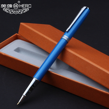 包邮HERO英雄中小学生练字特细钢笔礼盒送墨水送笔尖免费刻字