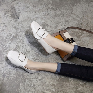 百搭一脚蹬休闲英伦小皮鞋