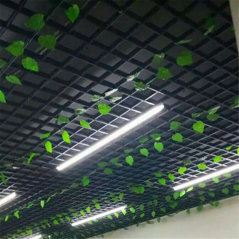 格栅吊顶铁格栅铝格栅天花装饰材料吊顶绿藤葡萄架子网格吊顶扣板