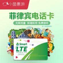 菲律宾电话卡薄荷岛5天7天4G无限流量手机上网电话卡