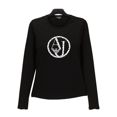 ARMANI阿玛尼 AJ系列正品 秋冬女士纯色长T恤 6X5T04-5J00Z商品大图