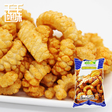马来西亚零食 进口膨化食品 妙妙Miaow 鱿鱼鲜/卷60g 10袋免邮