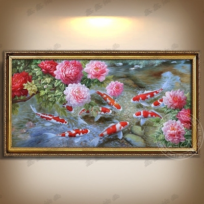 油画装饰画客厅牡丹销量排行