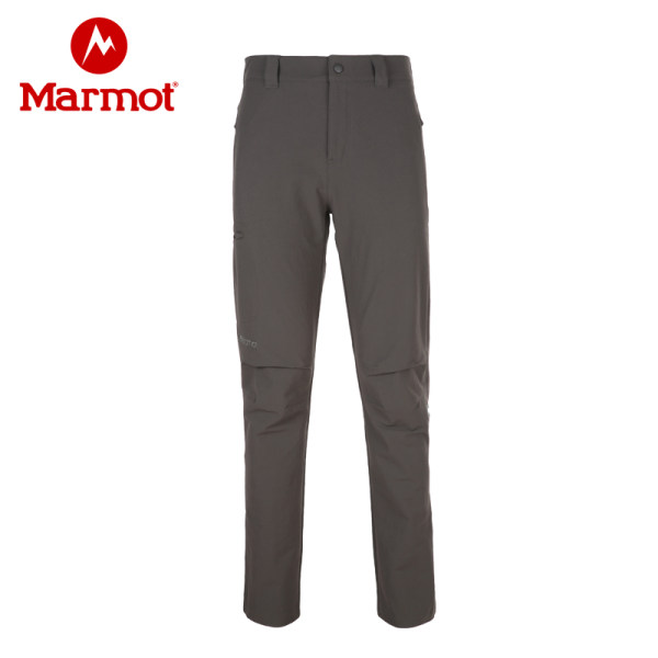 marmot/土拨鼠户外男M3软壳裤防泼水透气运动休闲长裤J80950S