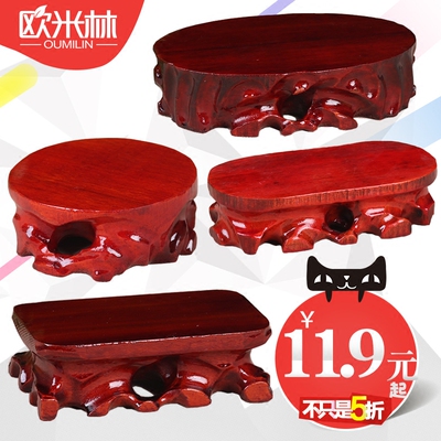 圆形实木摆件底座品牌旗舰店