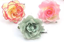 DIY头饰包包帽子用花 饰花10cm 居家装 富贵玫仿真玫瑰绢花 仿真花