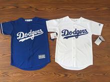 半袖 刺绣亲子男女情侣夏季棒球服 MLB道奇短袖 cow 正品 cow球衣