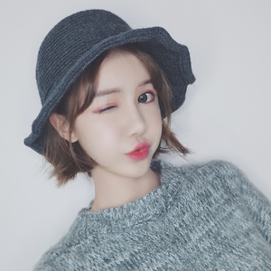 韩国东大门羊毛保暖渔夫帽