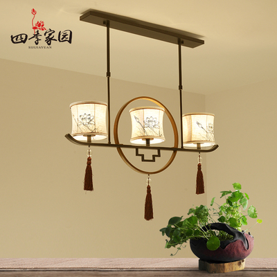 新中式吊灯长方形旗舰店